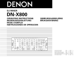 Denon DN-X800 Handleiding