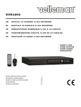 AVTech - Velleman DVR16H3 de handleiding