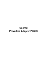 Conrad Powerline Adapter PL85D Handleiding