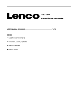 Lenco Turntable L-80 USB Handleiding
