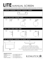 Kingpin Screens Lite Manual Screen Handleiding