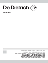 De Dietrich DHG397XP1 Handleiding