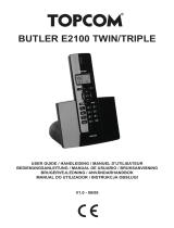 Topcom Butler E2100 twine de handleiding