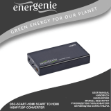 Energinie DSC-SCART-HDMI Handleiding