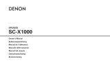 Denon SC-X1000 de handleiding
