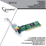 Gembird 5.1 channel sound card Handleiding