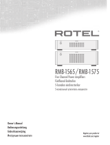 Rotel Five Channel Power Amplifier RMB-1575 Handleiding