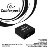 Cablexpert DSC-HDMI-VGA-001 Handleiding