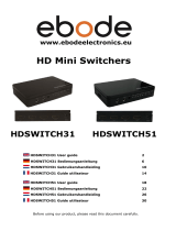 Ebode HDSWITCH51 Gebruikershandleiding