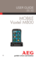 AEG Voxtel M800 de handleiding