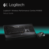 Logitech Wireless Performance Combo MX800 Installatie gids