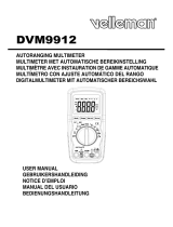 Velleman DVM9912 Handleiding