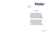 Haier HR-245 Handleiding