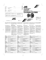 JVC CS-D3800 Handleiding