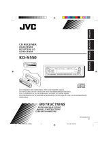 JVC KDS550 Handleiding