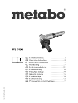 Metabo WS 7400 Handleiding