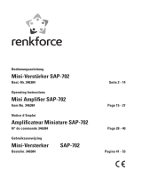 Renkforce SAP-702 Handleiding