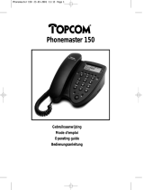 Topcom PHONEMASTER 150 Handleiding