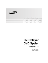 Samsung DVD-P171 Handleiding