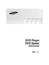 Samsung DVD-P270K Handleiding