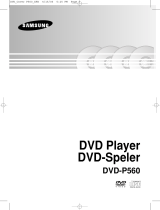 Samsung DVD-P560 Handleiding