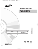 Samsung DVD-HR720 Handleiding