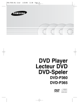 Samsung DVD-P365 Handleiding