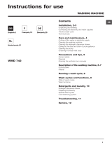 Hotpoint-Ariston WMD 752 SK de handleiding