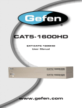 Gefen EXT-CAT5-1600HD Handleiding