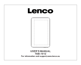 Lenco Tab 1012 de handleiding