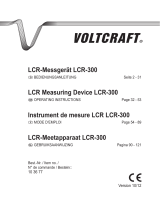 VOLTCRAFT LCR-300 Operating Instructions Manual