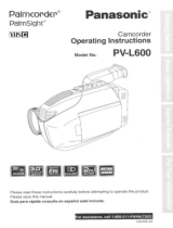Panasonic PV-L600 Handleiding