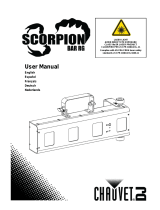 CHAUVET DJ Scorpion Bar RG Handleiding