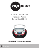 MPMan BOOMBOX 60 USB de handleiding