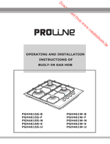 Proline PGH461SS-U Handleiding