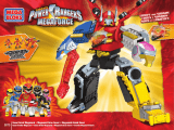Mattel Mega Bloks Power Rangers Super Megaforce- Gosei Great Megazord Instruction Sheet