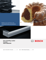 Bosch Gas combination freestanding cooker de handleiding