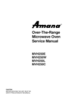 Amana MVH250E de handleiding
