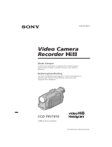 Sony CCD-TRV101E Handleiding
