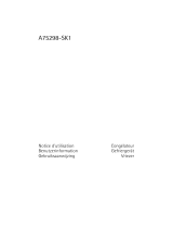Aeg-Electrolux A75298SK1 Handleiding
