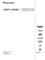 Pioneer UDP-LX500 Handleiding