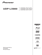 Pioneer UDP-LX800 Handleiding