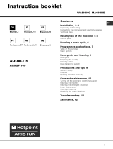 Hotpoint-Ariston AQXGF 149 de handleiding