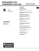 Hotpoint AQ8F 49 U (EU) Gebruikershandleiding