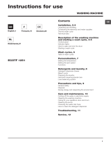 Indesit ECOTF 1251 (EU) Gebruikershandleiding