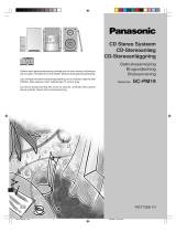 Panasonic sc pm19eg s de handleiding