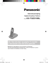 Panasonic KXTGE510BL Handleiding