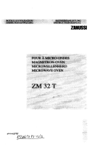 Zanussi ZM 32T W             Handleiding