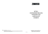 Zanussi ZI9240D Handleiding