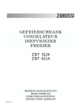 Zanussi ZBF3124 Handleiding